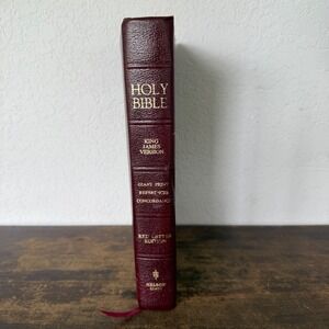 Holy Bible Giant Print Index KJV Red Letter Concordance References Nelson 544BG